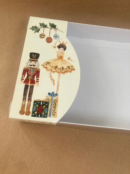 NUTCRACKER CLEAR LID GIFT BOX 240x155x30mm