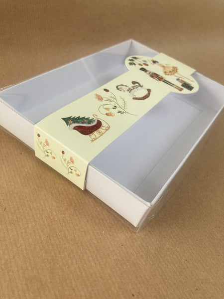 NUTCRACKER CLEAR LID GIFT BOX 168 X 115 X 26mm