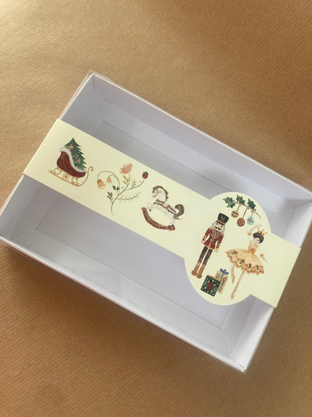 NUTCRACKER CLEAR LID GIFT BOX 168 X 115 X 26mm