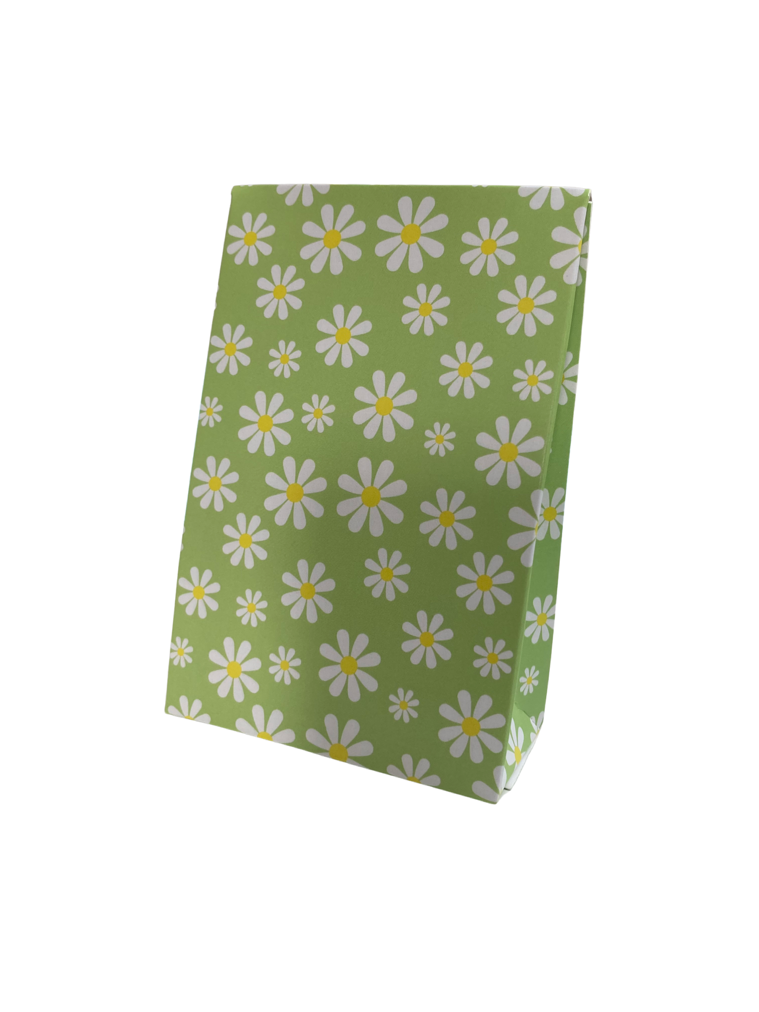 (Pack 10) GREEN DAISY SMALL TAPER TOP BOX