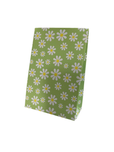 (Pack 10) GREEN DAISY SMALL TAPER TOP BOX