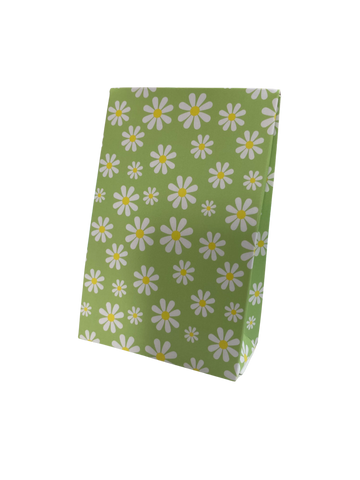 (Pack 10) GREEN DAISY SMALL TAPER TOP BOX