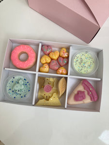 CLEAR LID LARGE 6 CAVITY INSERT BOX BLANK 240x155x30mm